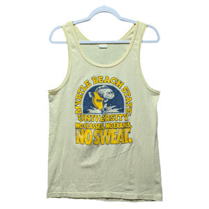 80s Myrtle Beach State University Funny Tank Top
